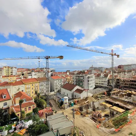 White & Blue Vintage In Graca Apartamento *