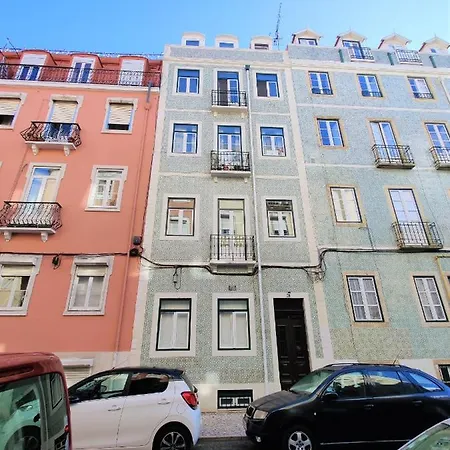 Apartment White & Blue Vintage In Graca Lisbon