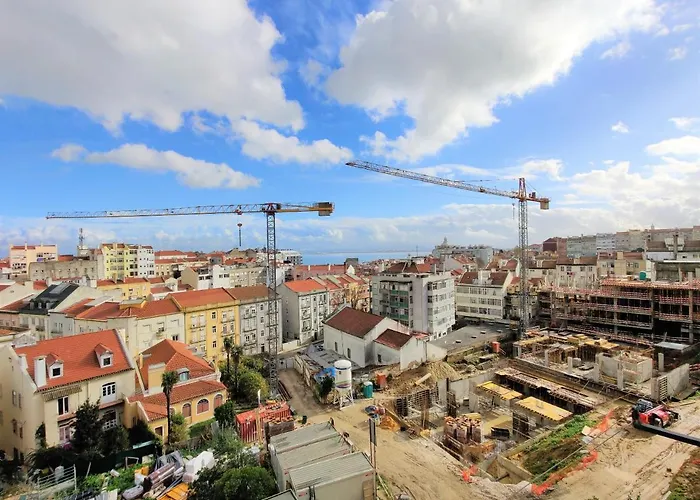 White & Blue Vintage In Graca Appartamento *