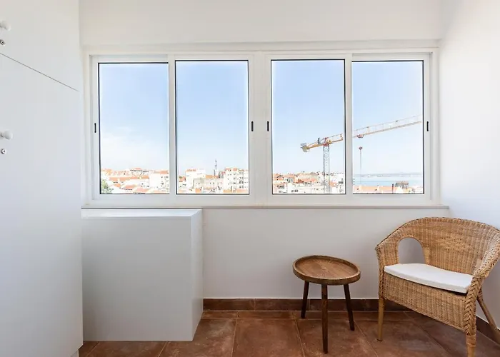 White & Blue Vintage In Graca Appartamento *