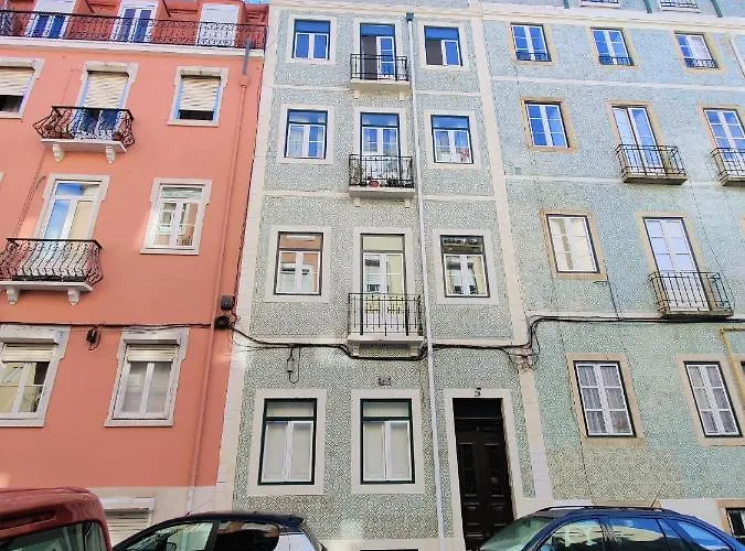 Appartamento White & Blue Vintage In Graca Lisbona