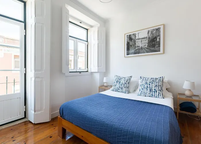 Appartamento White & Blue Vintage In Graca *