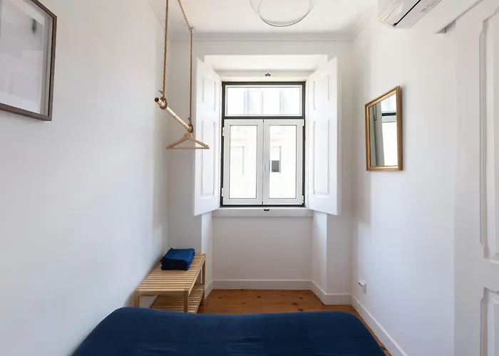 Appartamento White & Blue Vintage In Graca