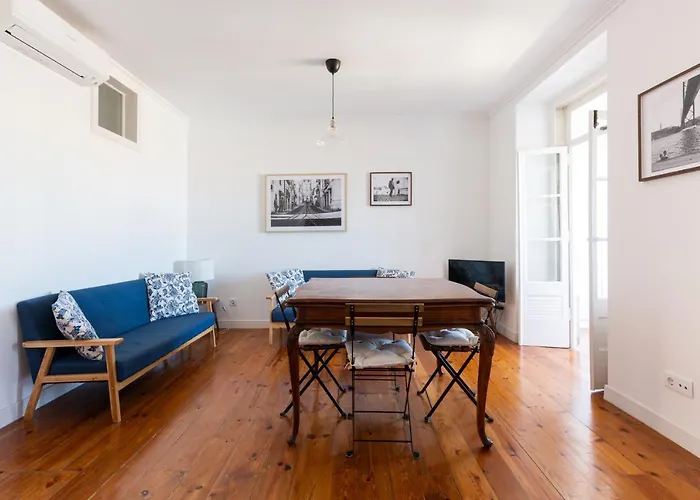 Appartamento White & Blue Vintage In Graca *